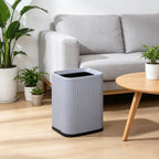 HY-0428001 Square Striped Trash Can