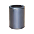 HY-0429008 Direct-dump Stainless Steel Trash Can(With color ring)