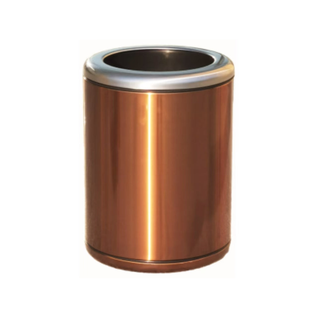 HY-0429007 Direct-dump Stainless Steel Trash Can(With steel ring)