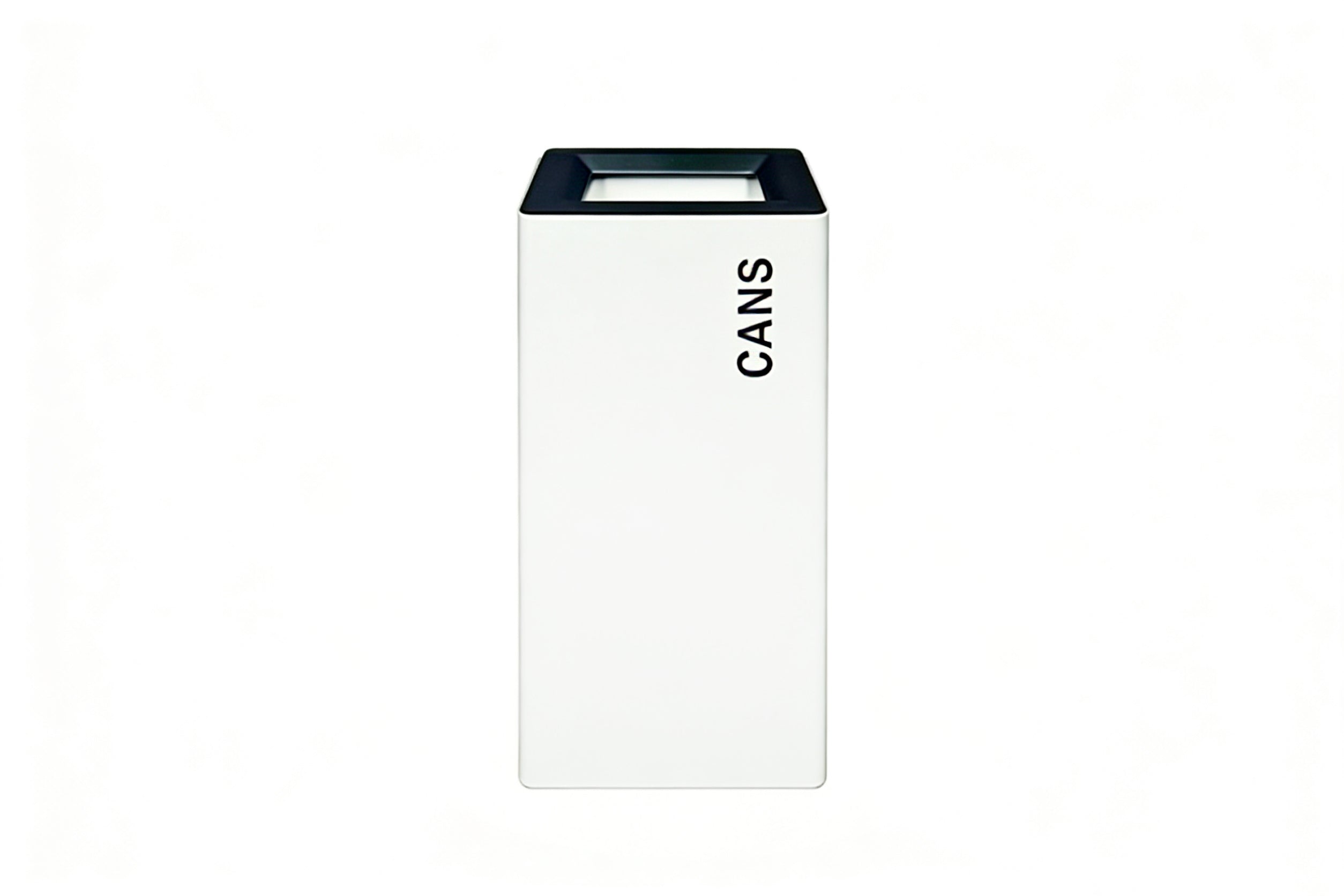 White Recycling Bin