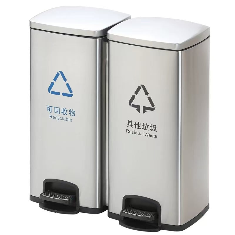 HY-26042306 Stainless steel trash can