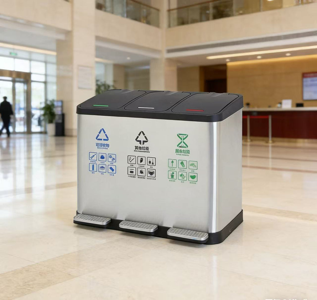 HY-26042305 Stainless steel trash can