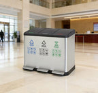 HY-26042305 Stainless steel trash can