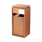 HY-26042401 Luxury Stainless Steel Standing Waste Bin