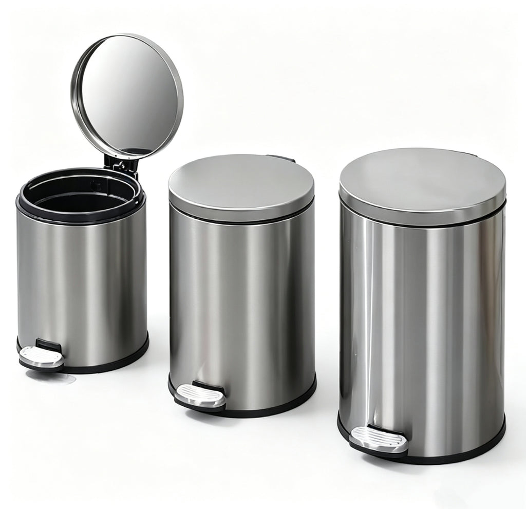 HY-26042711 Stainless steel trash bin