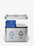 HY-26042716 Stainless steel trash bin.