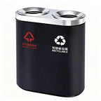 HY-26042718 Stainless steel trash bin