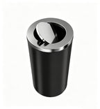 HY-26042723 Stainless steel circular lid trash can.