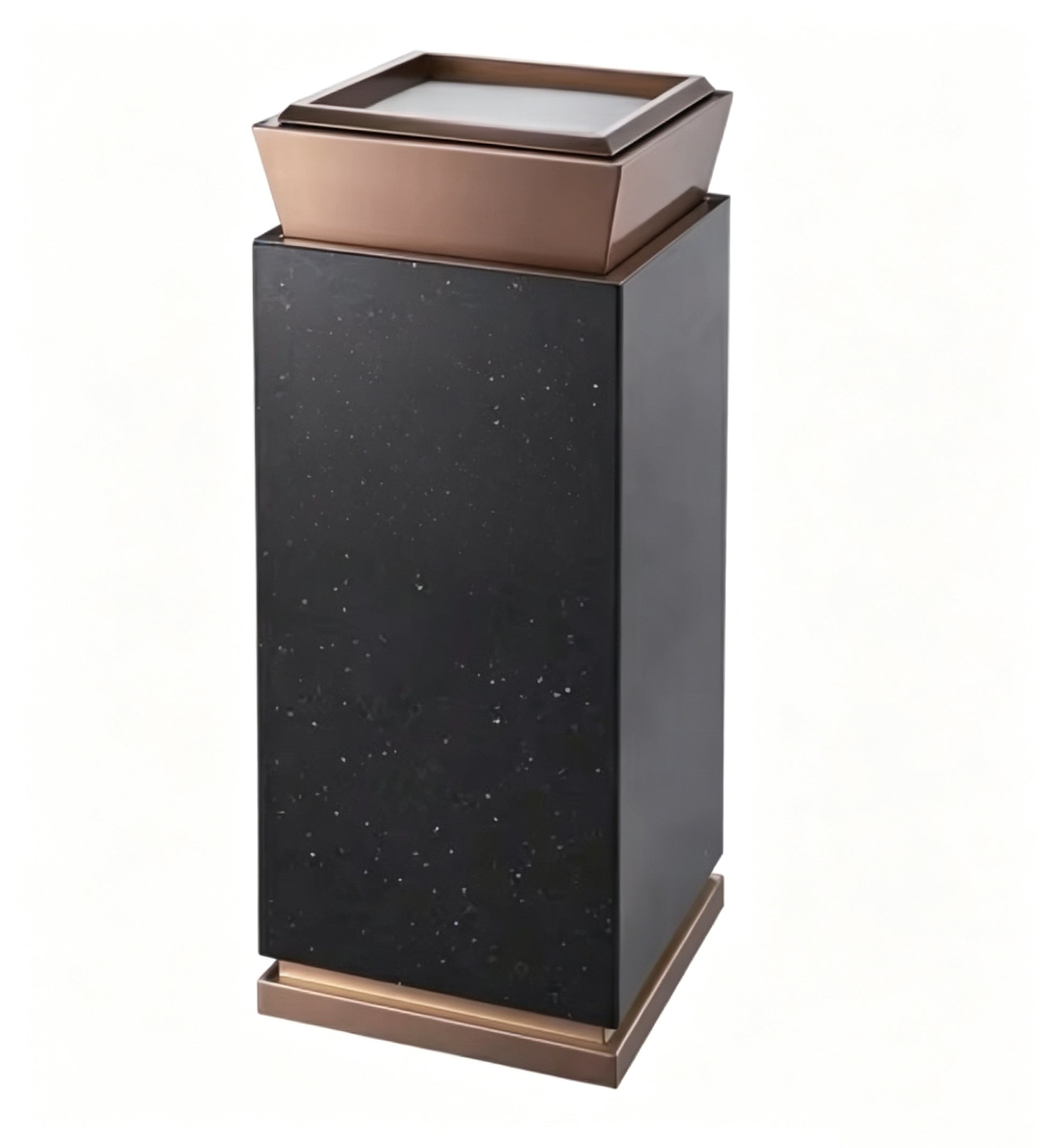 HY-26042725 Stainless steel trash bin.