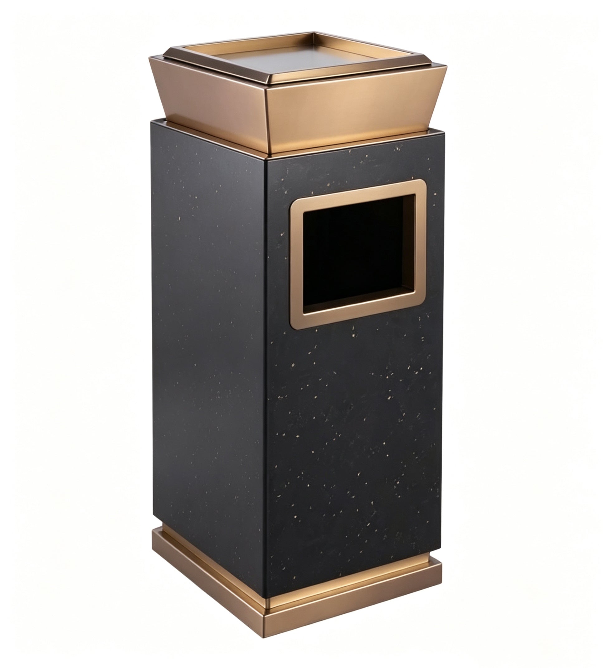 HY-26042725 Stainless steel trash bin.