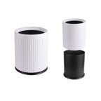 HY-0428003 Round Striped Trash Can