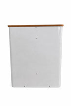 HY 0729001-Flexible, modular two-compartment stainless steel waste bin