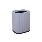 HY-0428001 Square Striped Trash Can