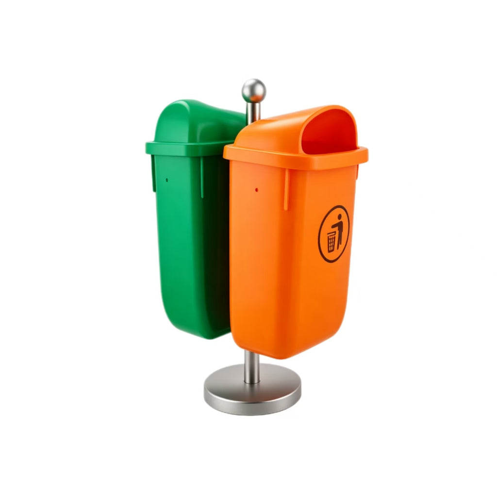 HY-0427009 Pole Mounted Trash Can