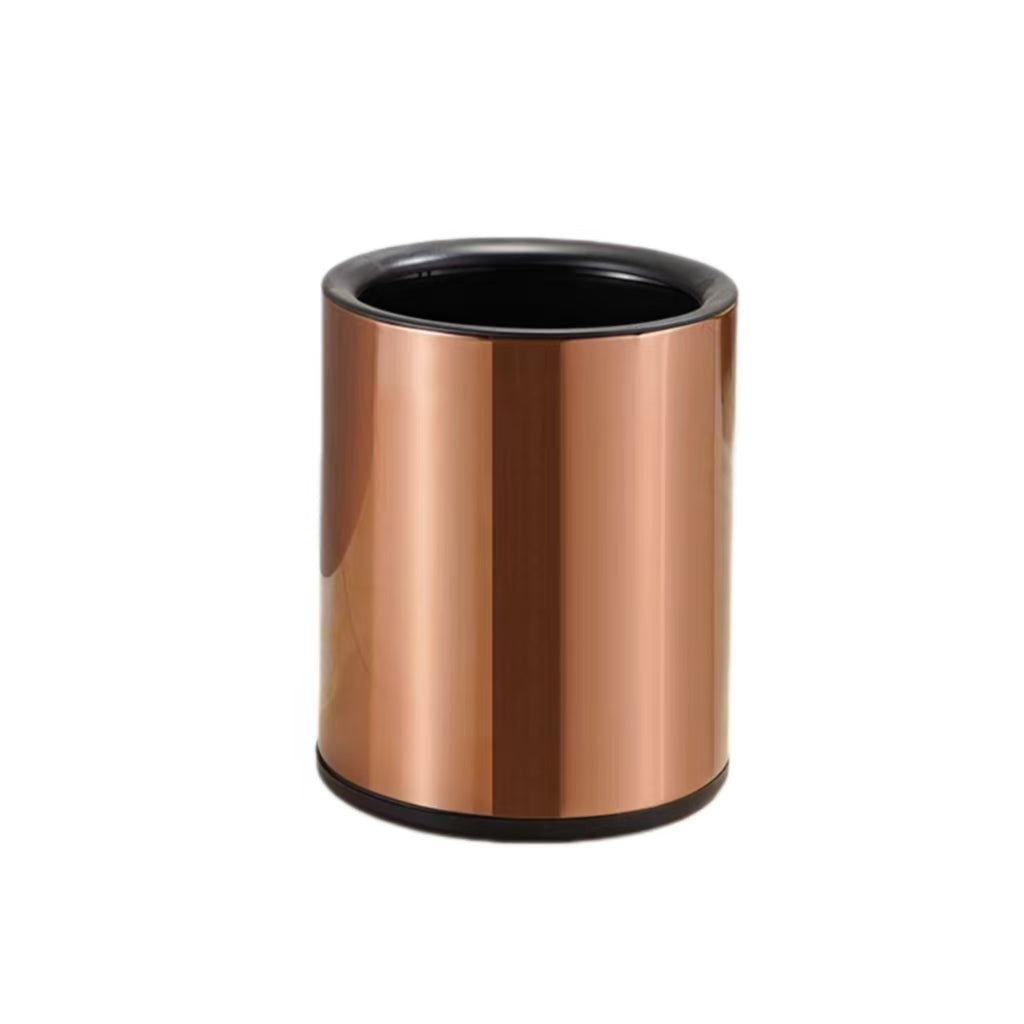 HY-0428015 Round Stainless Steel Trash Can