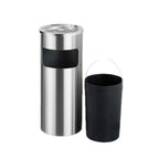 HY-0429002 Stainless Steel Trash Can (with Ashtray)