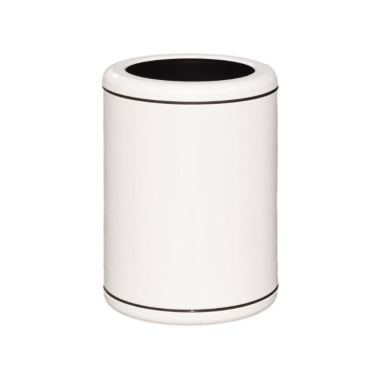 HY-0429008 Direct-dump Stainless Steel Trash Can(With color ring)