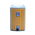 HY-0424010 Foot-Operated Outdoor Molded Trash Can