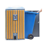 HY-0424010 Foot-Operated Outdoor Molded Trash Can