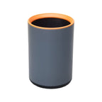 HY-0429004 Direct-dump Stainless Steel Trash Can(With orange ring)