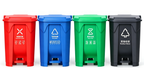 50L/60L Plastic Pedal Trash Can