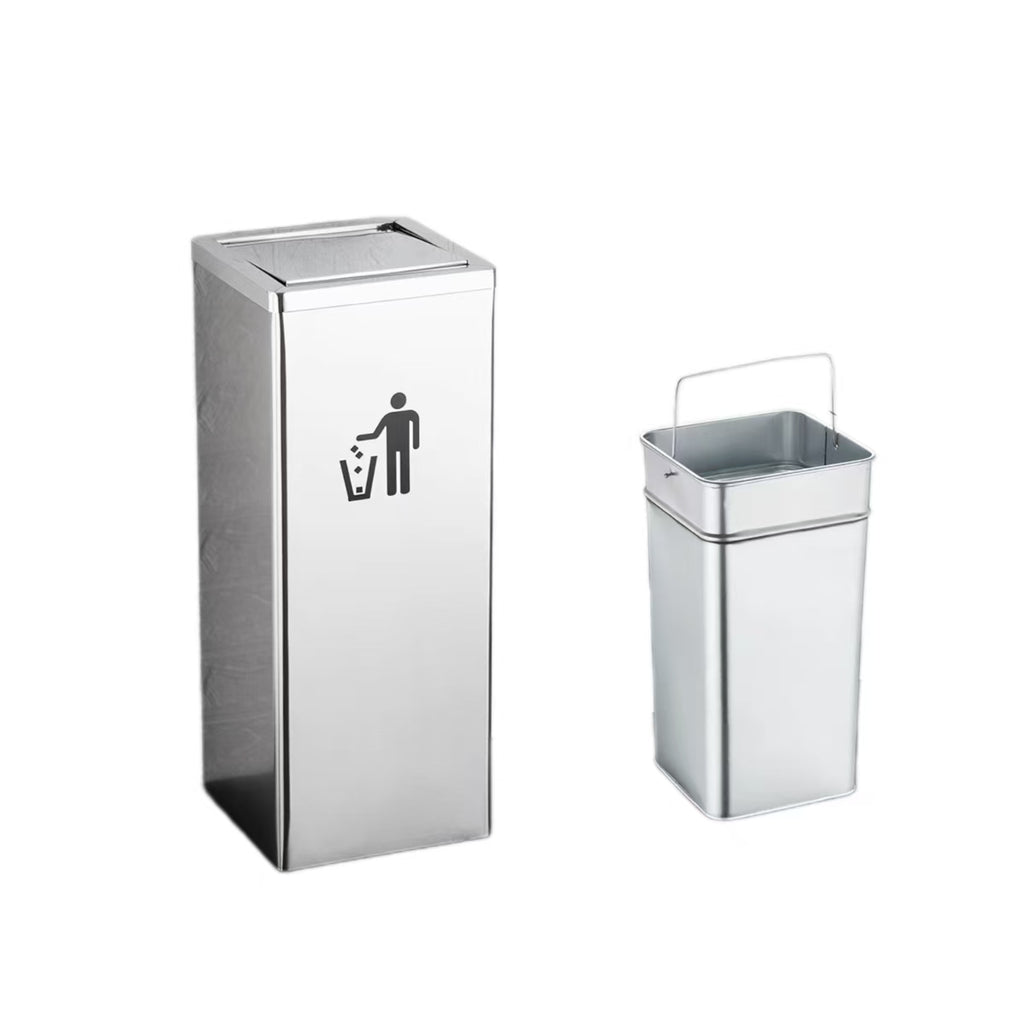 HY-0428011 Square Swing-Top Trash Can