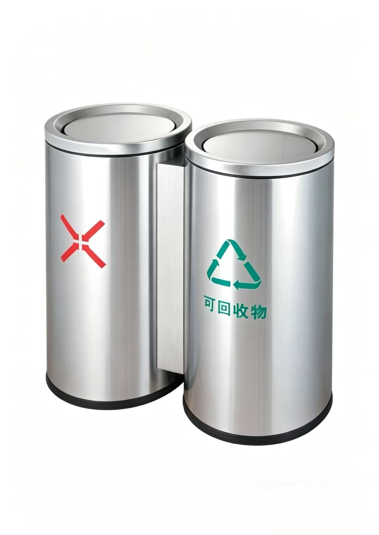 HY-26042308 Stainless steel trash can