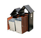 HY-0424012 Outdoor Stainless Steel Trash Can