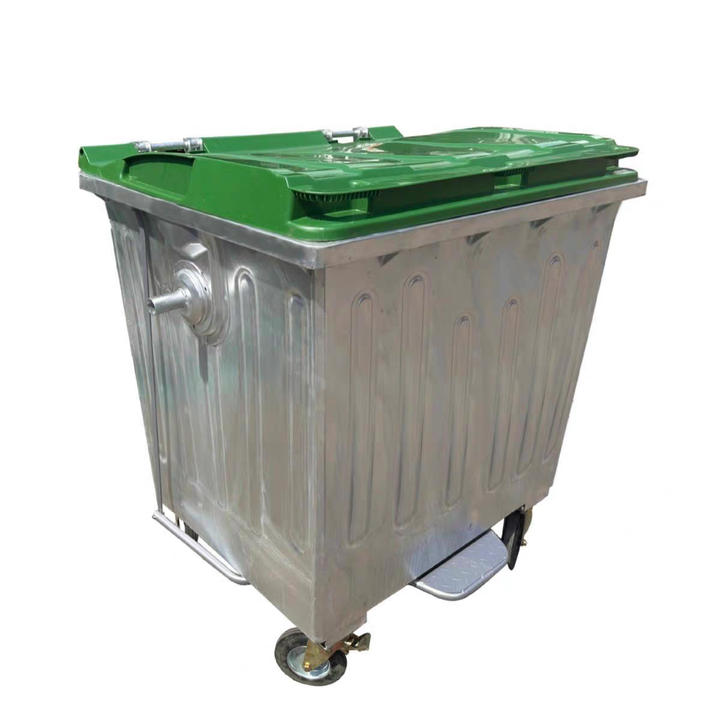 HY 0608002-1,100-liter Metal Trash Can