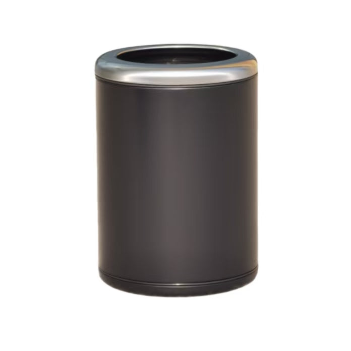 HY-0429007 Direct-dump Stainless Steel Trash Can(With steel ring)