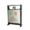 HY-0424013 Outdoor Stainless Steel Trash Can