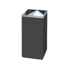 HY 0608001-Stainless Steel Flip-Top Trash Can