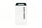White Recycling Bin
