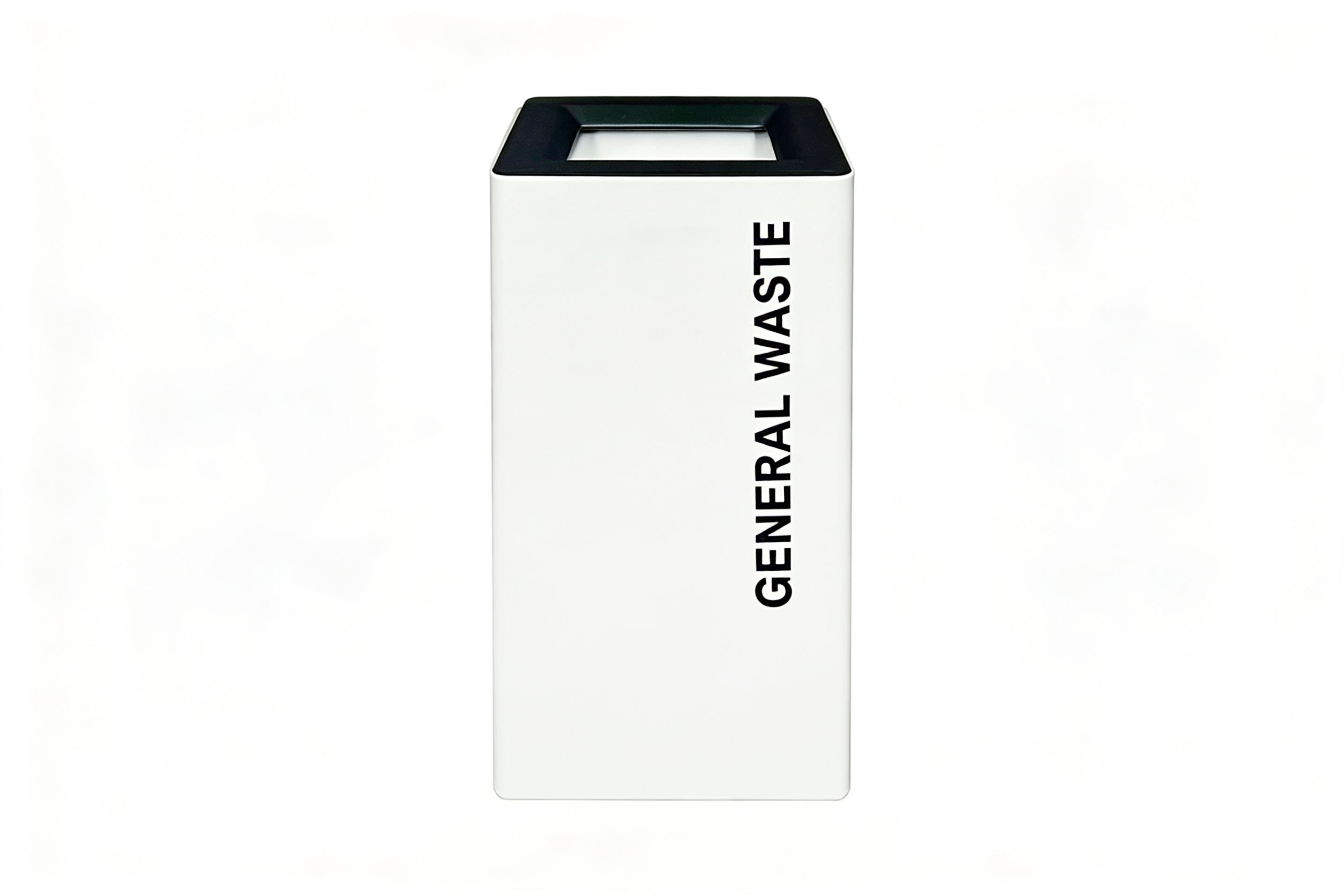 White Recycling Bin