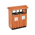 HY-0424017 Outdoor Stainless Steel Trash Can