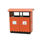 HY-0424017 Outdoor Stainless Steel Trash Can