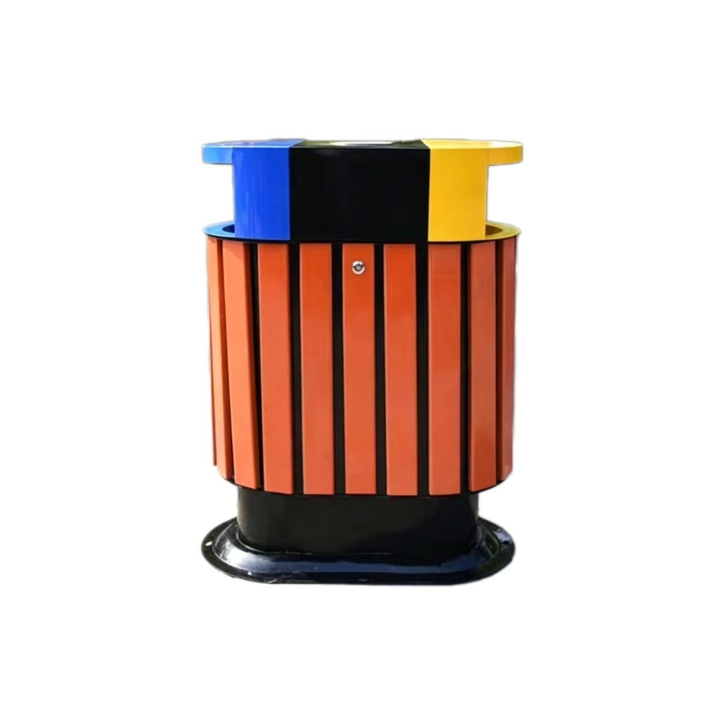 HY-0424019 Outdoor Stainless Steel Trash Can