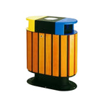 HY-0424019 Outdoor Stainless Steel Trash Can