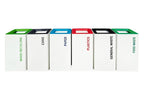 White Recycling Bin