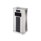 HY 0601002-Wall-mounted ashtray with black and white stripes