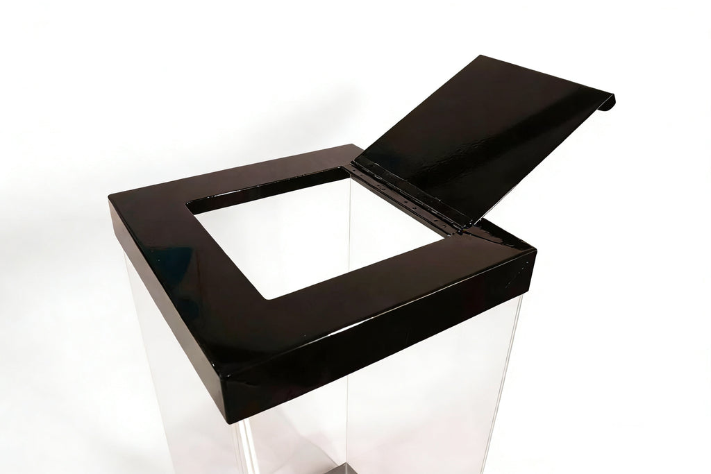 Acrylic Sorting Trash Bin