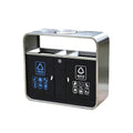 HY-0424026 Outdoor Stainless Steel Trash Can