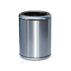 HY-0429007 Direct-dump Stainless Steel Trash Can(With steel ring)