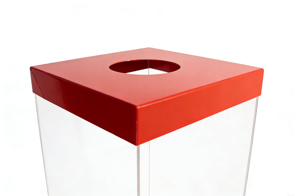 Acrylic Sorting Trash Bin