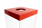 Acrylic Sorting Trash Bin