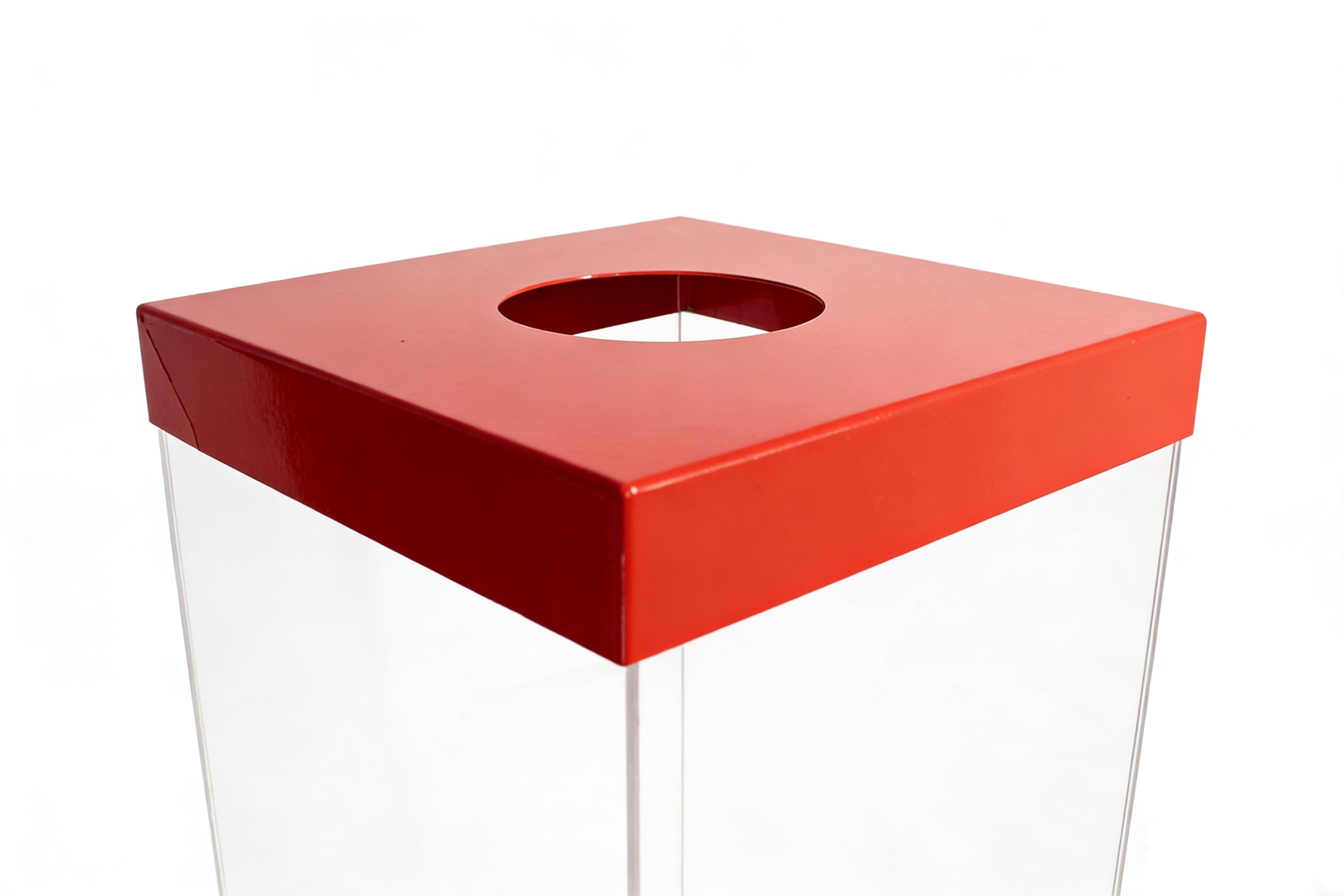 Acrylic Sorting Trash Bin