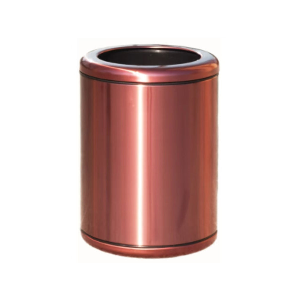 HY-0429008 Direct-dump Stainless Steel Trash Can(With color ring)