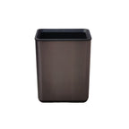 HY-0429010 Square Stainless Steel Trash Can(With black ring)