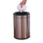 HY-0427011 Round Stainless Steel Trash Can