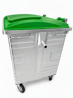 HY0814221-1,100-litre metal rubbish bin